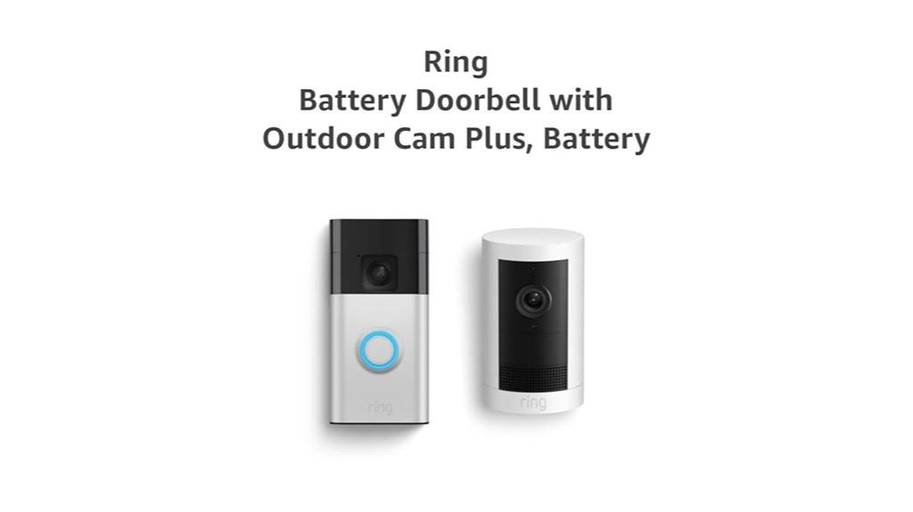 ring doorbell and cam