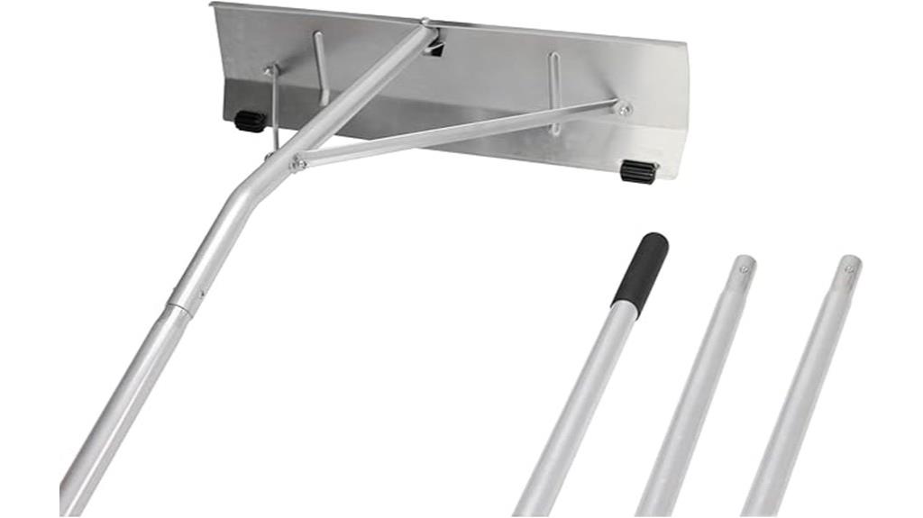 roof snow rake with 24 inch blade