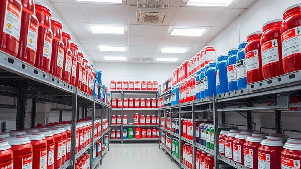 segregate and label chemicals