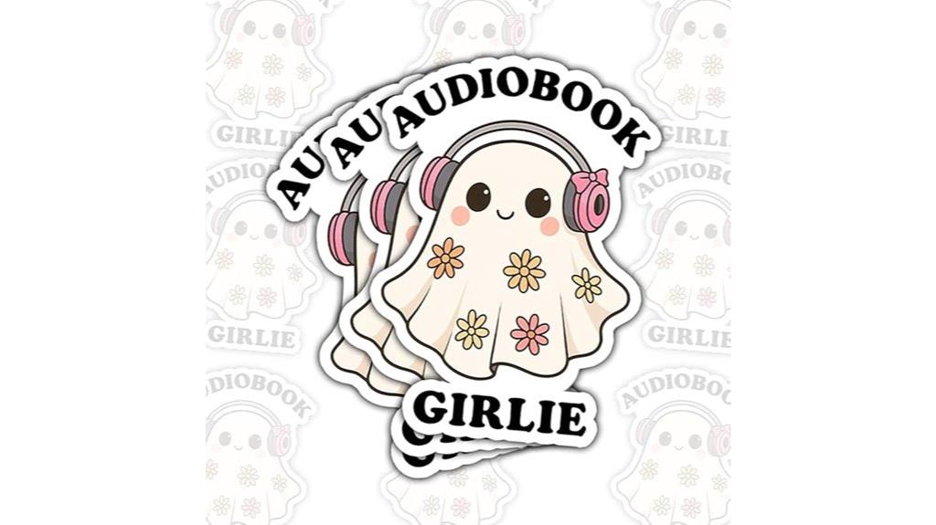 set of three girlie stickers