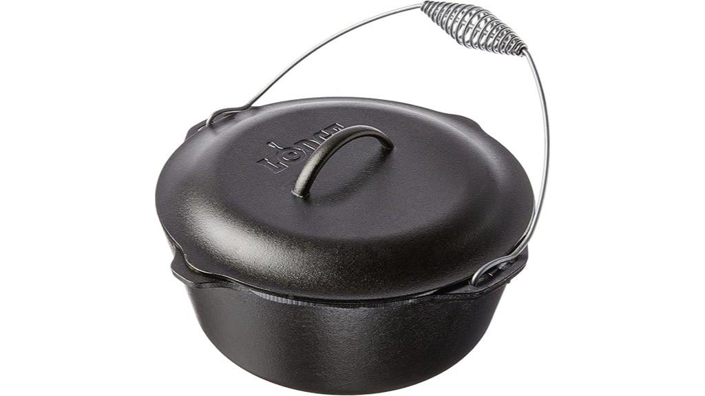 seven quart cast iron dutch oven