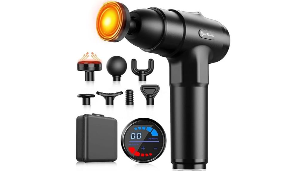 silent heat massage gun