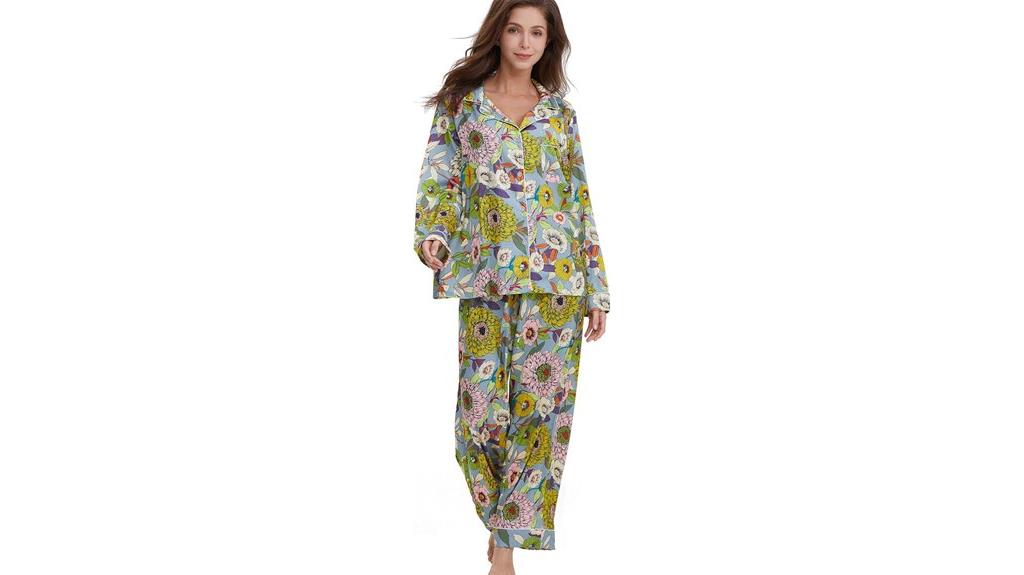 silk satin pajama pockets