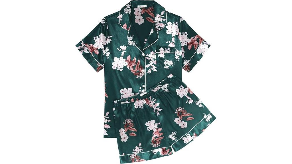 silk satin pajama sets