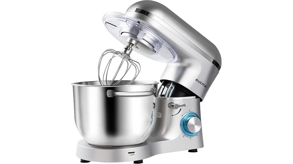 silver 6 5 qt mixer