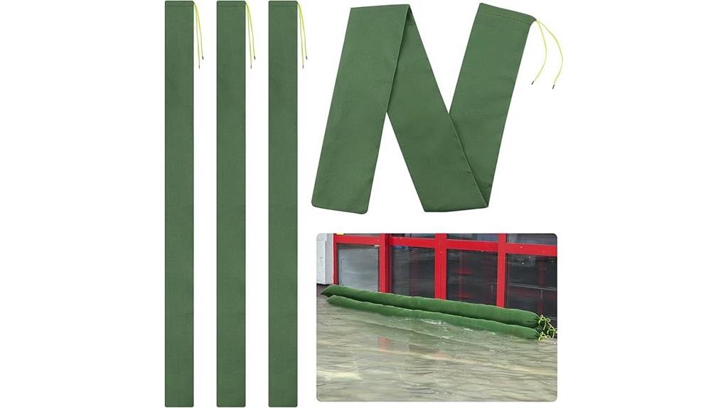 six inch flood sandbags pack