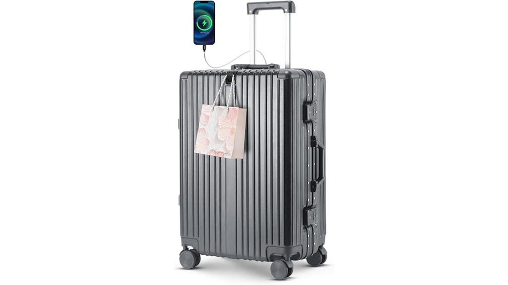 small luggage with usb