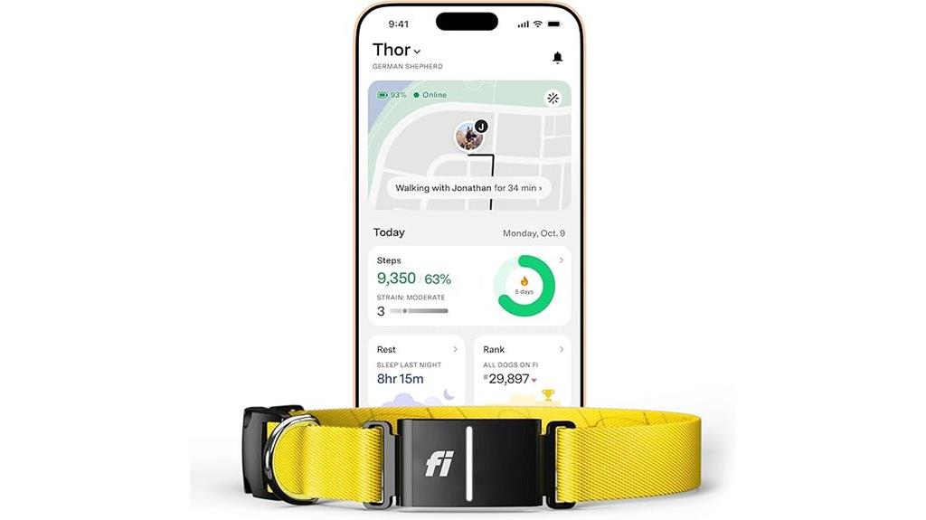 smart dog collar tracker