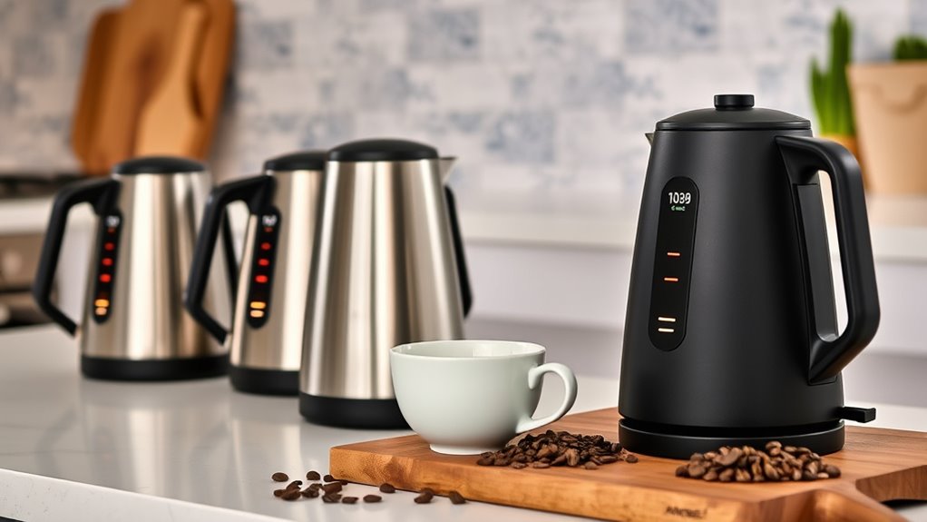 smart kettles with precise temperature