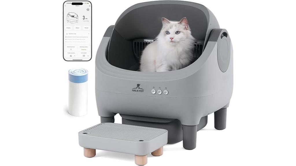 smart self cleaning litter box