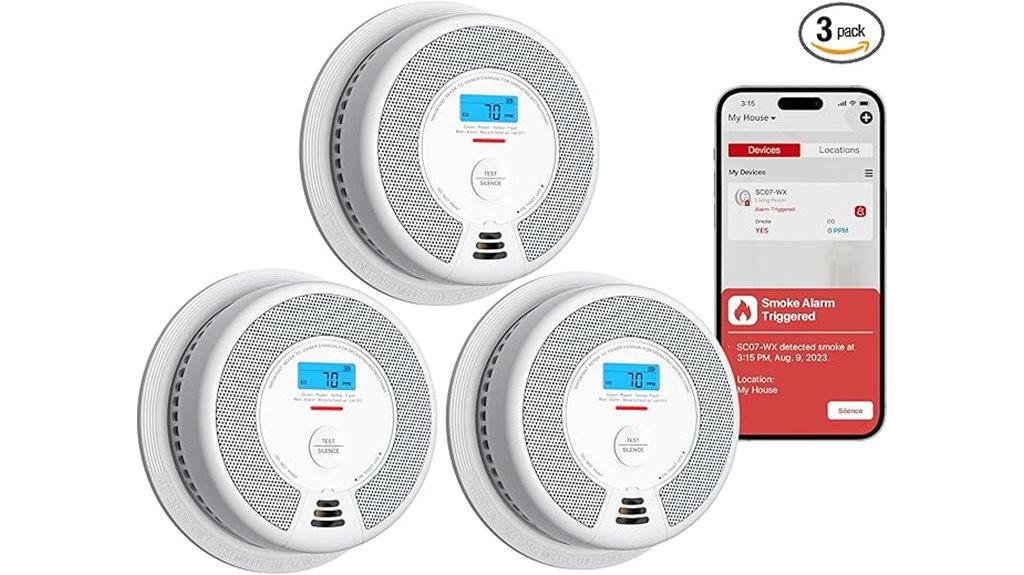 smart smoke carbon monoxide detectors