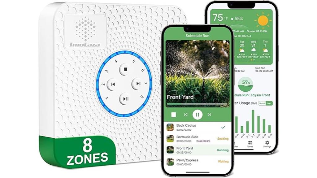 smart sprinkler app control