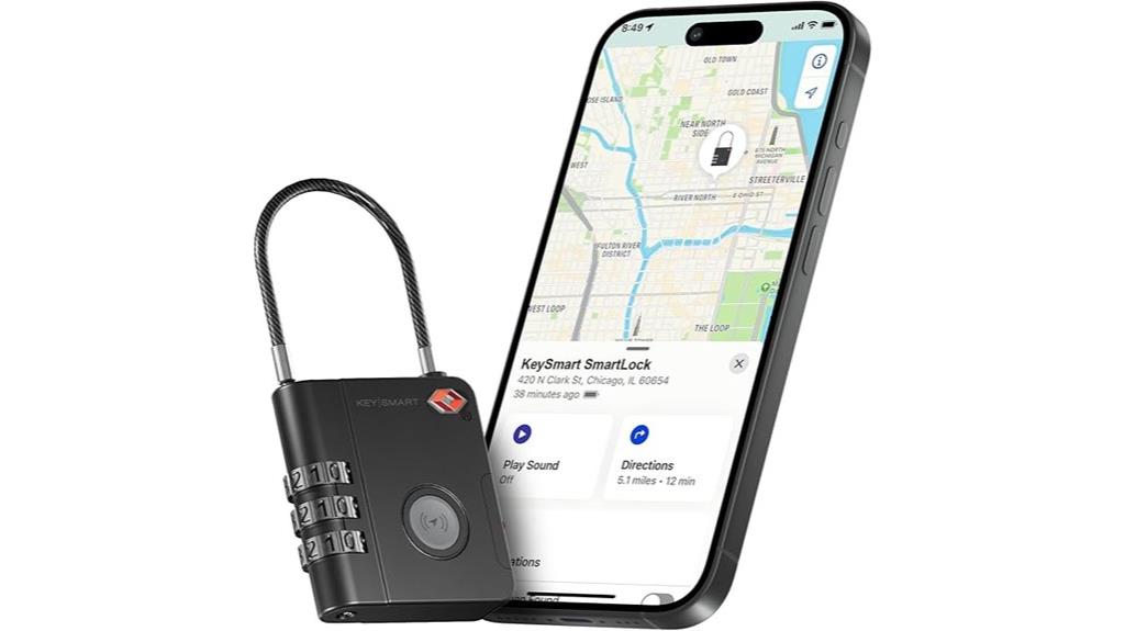 smartlock luggage tracking locks