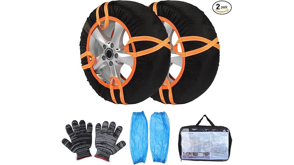 snow socks tire alternative