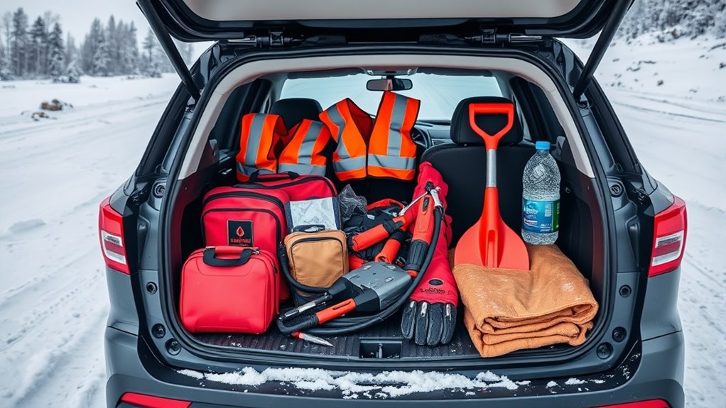 snow travel emergency kits