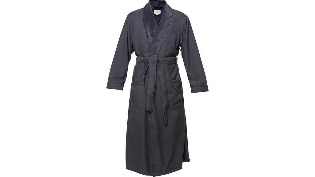 soft microfiber plush robe