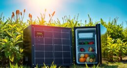 solar battery banks for refrigerators