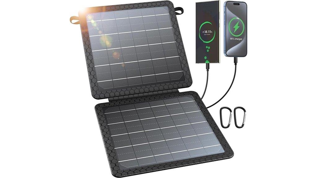solar charger with usb c