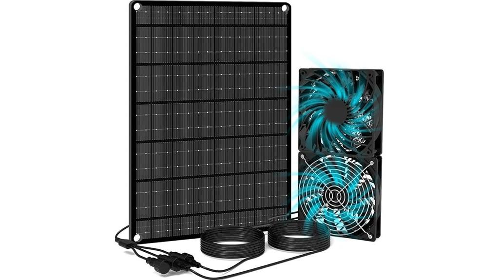 solar dual fan kit