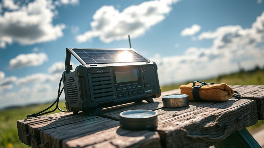 solar powered emergency radio