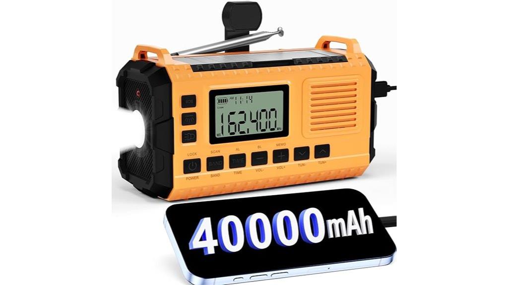 solar powered noaa emergency radio