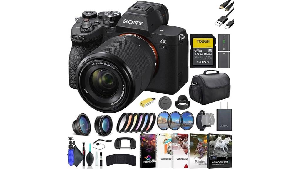 sony 7 iv kit with lens