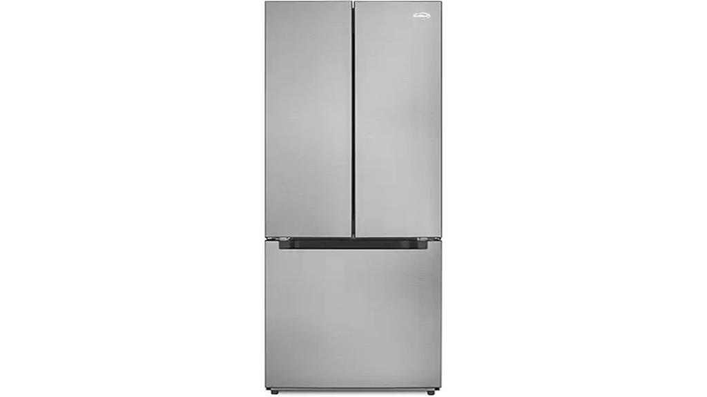 stainless steel french refrigerator