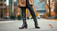 stylish comfortable wide calf boots