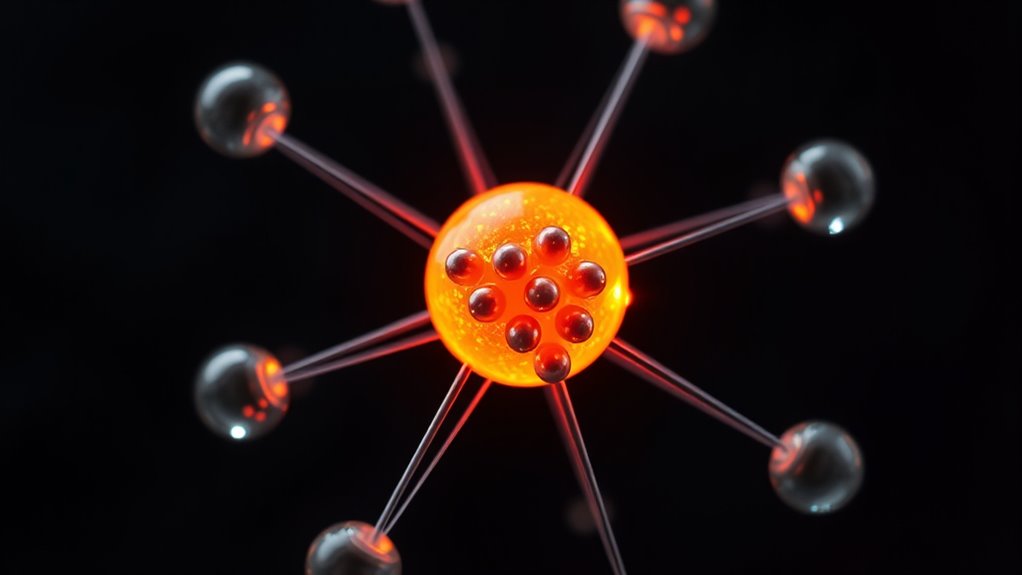subatomic particles in atoms