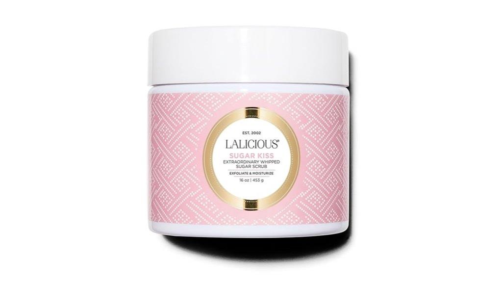 sweet exfoliating body scrub