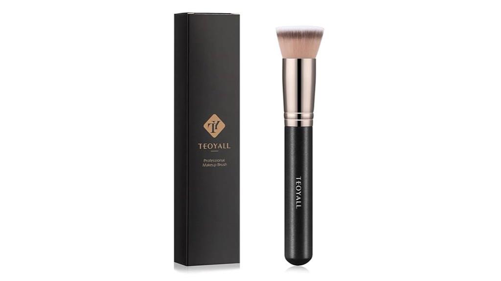 synthetic bristle foundation brush