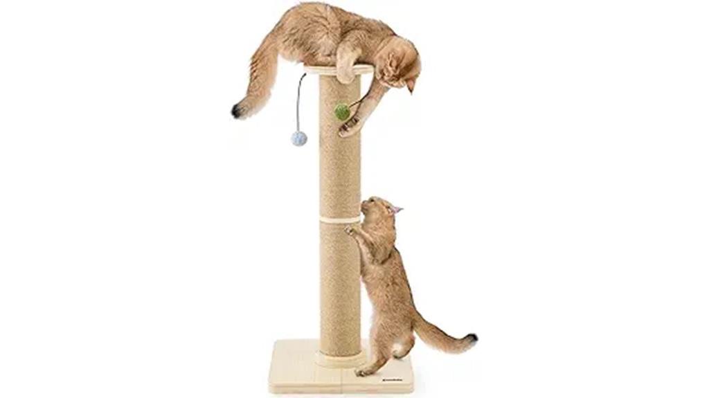 tall sisal cat post