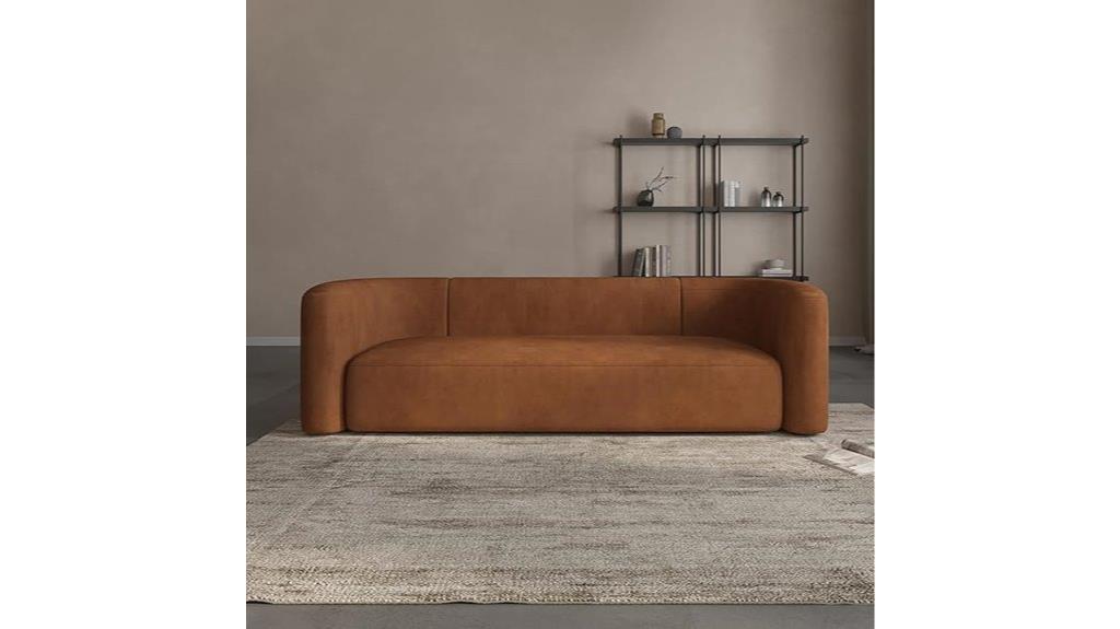 tangerine velvet 3 seater