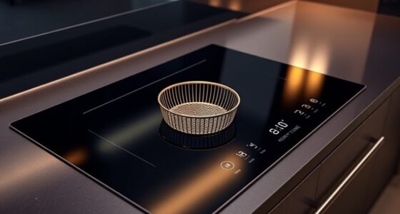 top air fry induction ranges