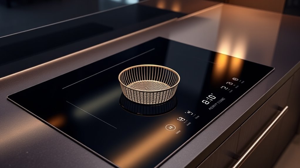 top air fry induction ranges