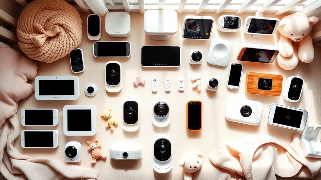 top camera baby monitors