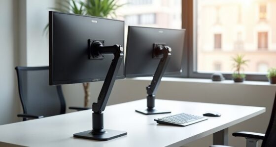 top dual monitor mounts