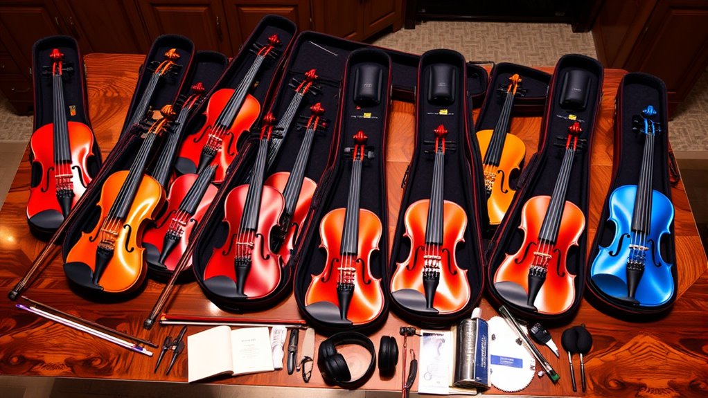 top electric violin kits