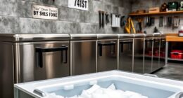 top garage chest freezers