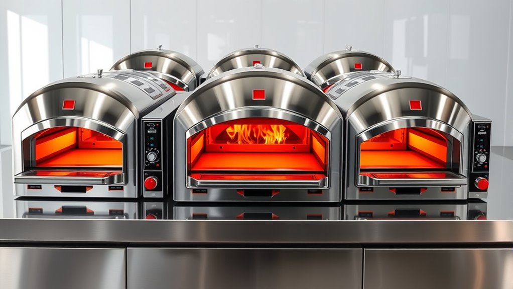 top high temperature pizza ovens