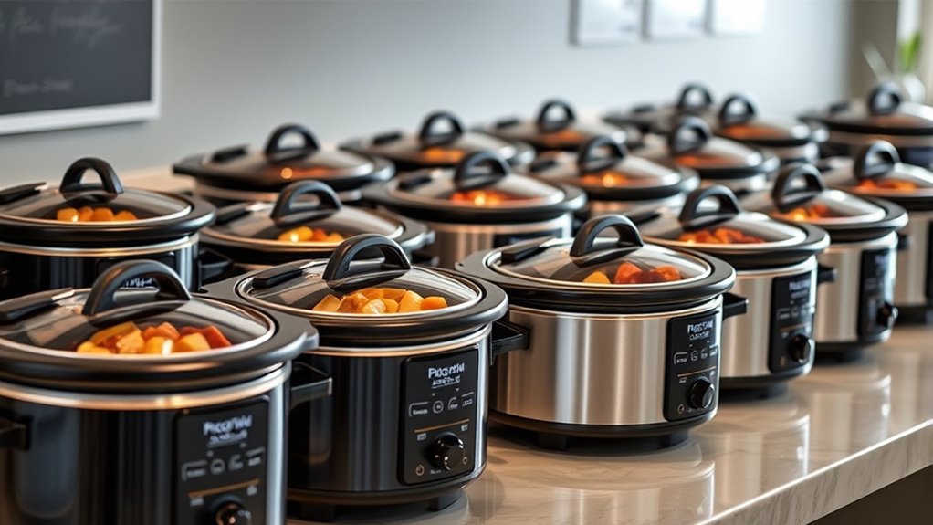 top locking lid slow cookers