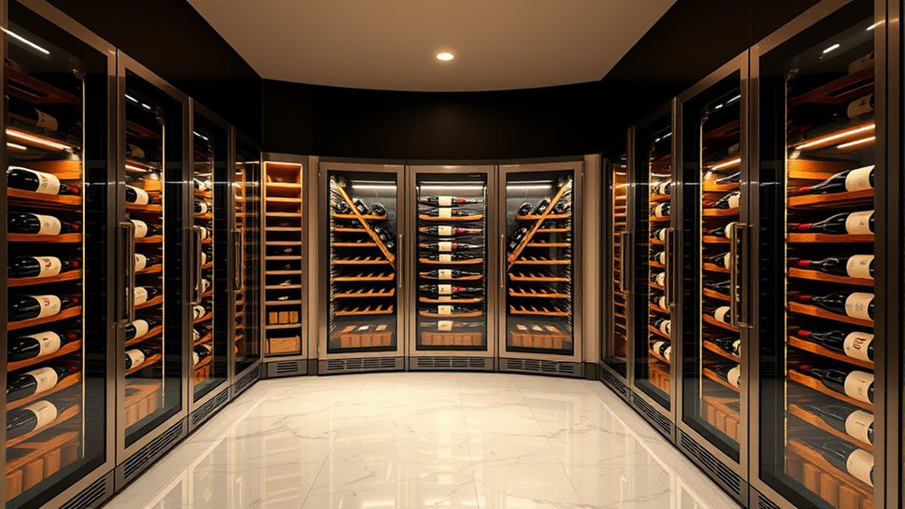 top luxury wine cooler selection