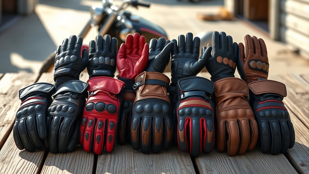 top motorcycle gloves safety