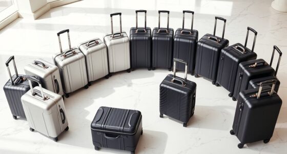 top premium expandable suitcase sets