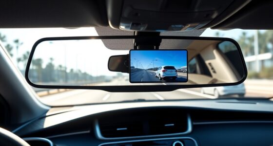 top rearview mirror dash cams