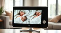 top split screen baby monitors