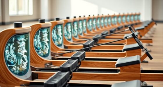 top water rowing machines