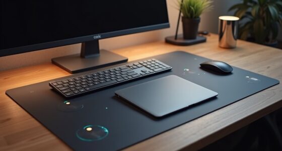 top wireless charging desk mats