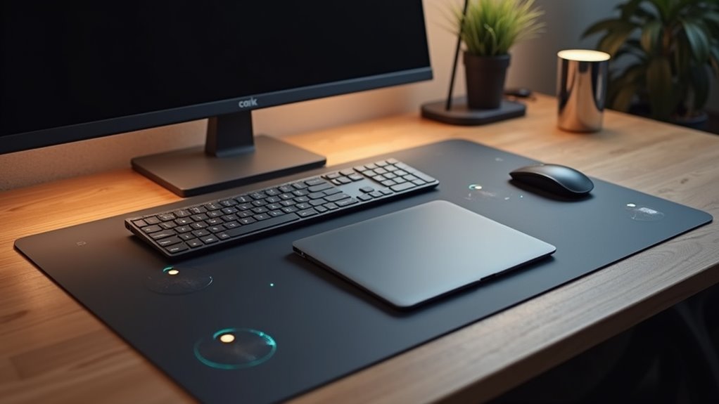 top wireless charging desk mats