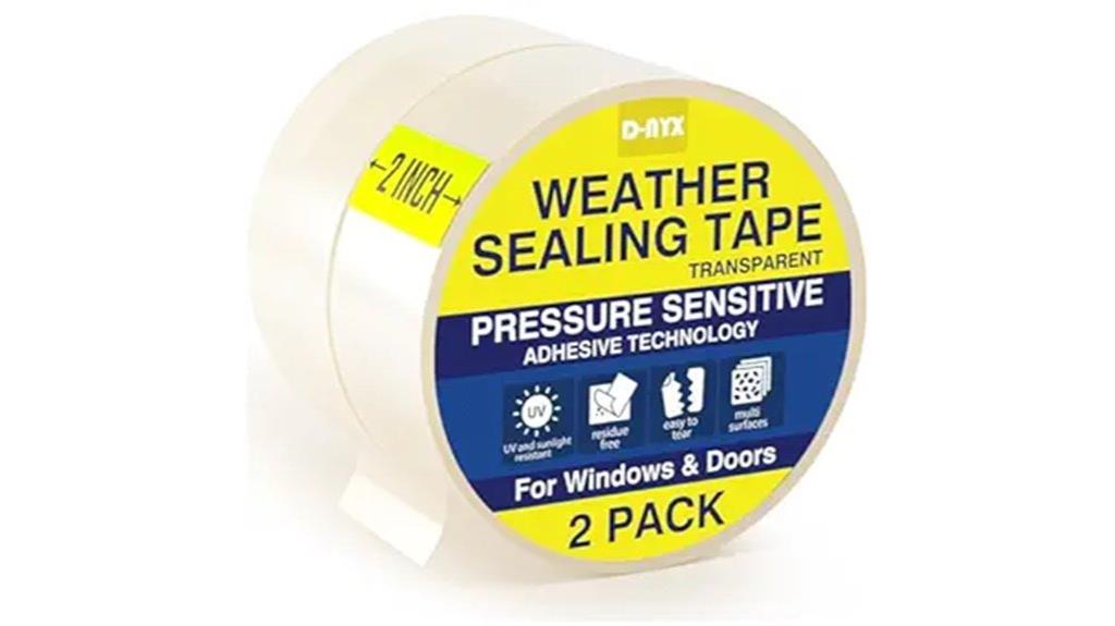 transparent window sealing tape